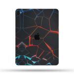 Cyber Rift Geometric Glow iPad Skin