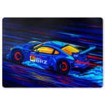 Racing Car Vinyl Wrap Design For Laptop