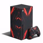 Red Shadow Xbox Series X Skin Wrap