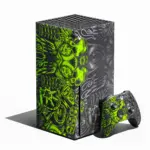 Toxic Green Skull Xbox Series X Skin – Premium Gaming Console Wrap