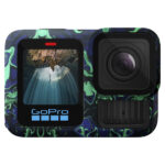 GoPro Aqua Vortex Skin | Blue & Green Abstract Camo Vinyl Decal for GoPro Camera