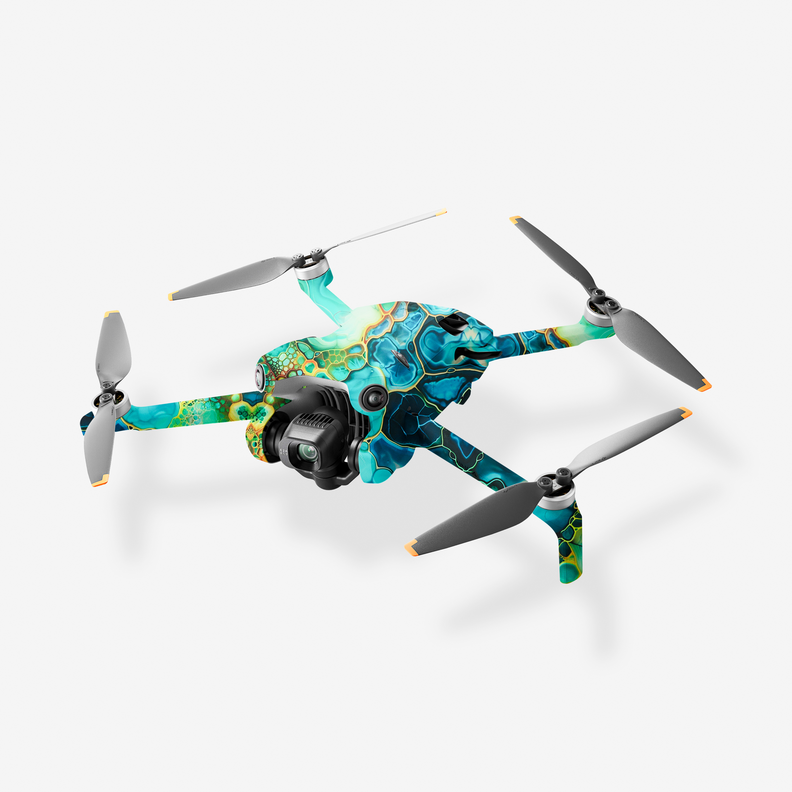 18 DJI Mini 4 Pro Ocean Reef Skin Wrap - Image 1