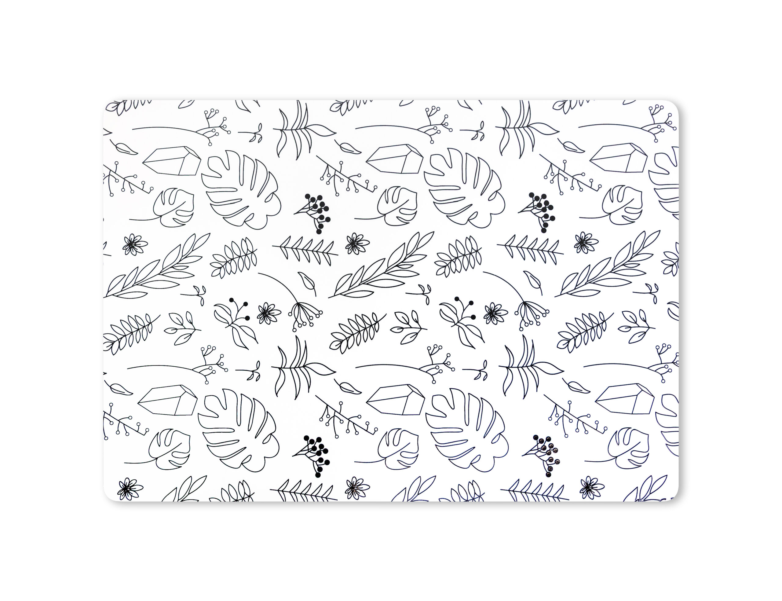 6‑inch MacBook Pro M4-Recovered copy Minimal Botanical MacBook Skin | Premium 3M Vinyl Wrap - Image 1