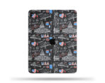 USA Travel Doodle iPad Skin | Premium 3M Vinyl Bubble-Free Decal