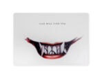 Fear Will Find You Vampire Smile Transparent Laptop Skin