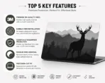 Mountain Deer MacBook Skin - Image 2