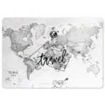Travel World Map MacBook Skin | Vintage Map Vinyl Wrap