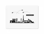 Travel Landmarks MacBook Skin | World Skyline Vinyl Wrap
