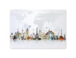 World Travel Landmarks MacBook Skin | Global Monuments Viny Wrap