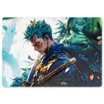Anime Swordsman Warrior MacBook Skin | Fantasy Art Vinyl Wrap