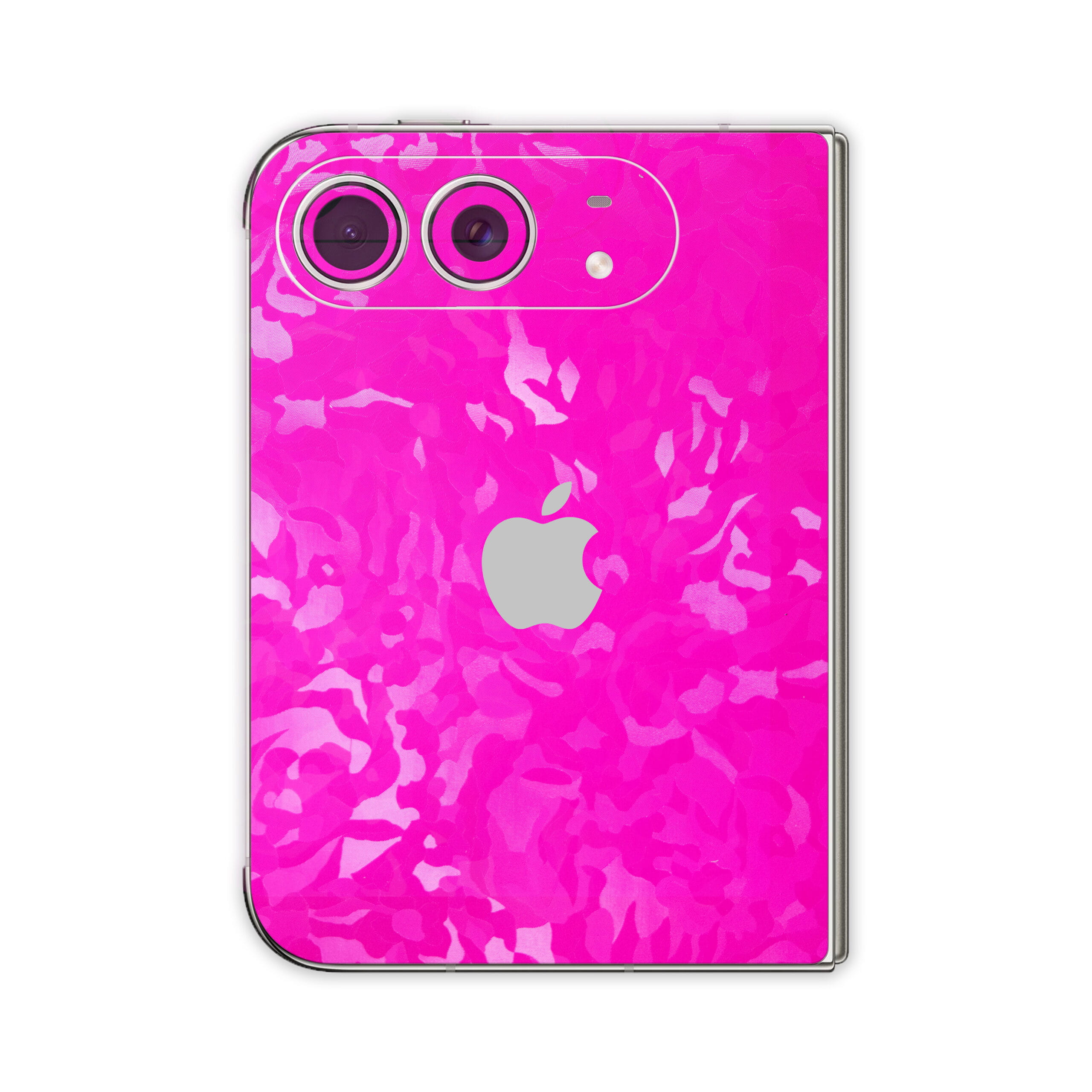 100 Hot Pink Camo iPhone Duo Skin Wrap - Image 1