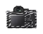 Black & White Zebra Print Camera Skin Wrap - Image 2