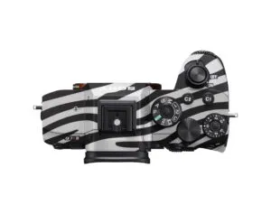 Black & White Zebra Print Camera Skin Wrap - Image 3