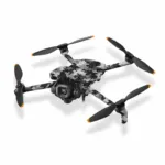 DJI Mini 5 Pro Skin – Black & White Digital Dot Matrix Camo Wrap | Precision Cut Drone Decal