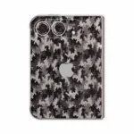 iPhone Duo Skin – Black & White Digital Dot Matrix Camo
